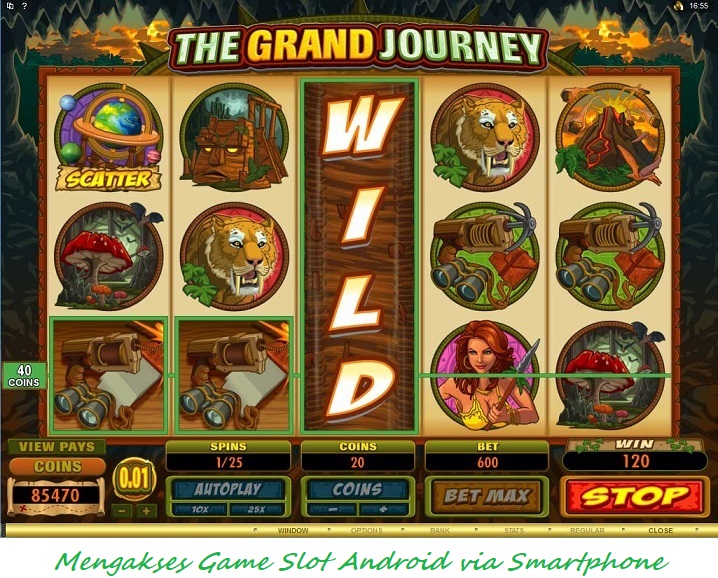 Mengakses Game Slot Android via Smartphone