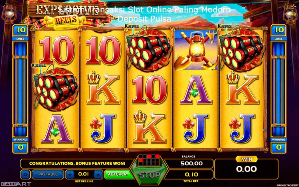 Sistem Transaksi Slot Online Paling Modern Deposit Pulsa